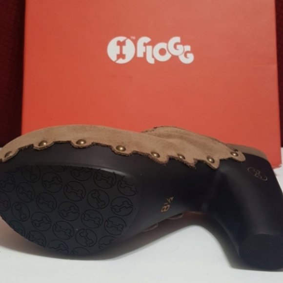🆕️ (NIB) FLOGGS DIANA High Heel (9) Clog - Picture 6 of 7